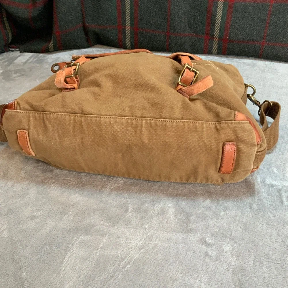 Rare Bed Stu Messenger Bag Canvas/Leather Townsend Shoulder Bag Travel
